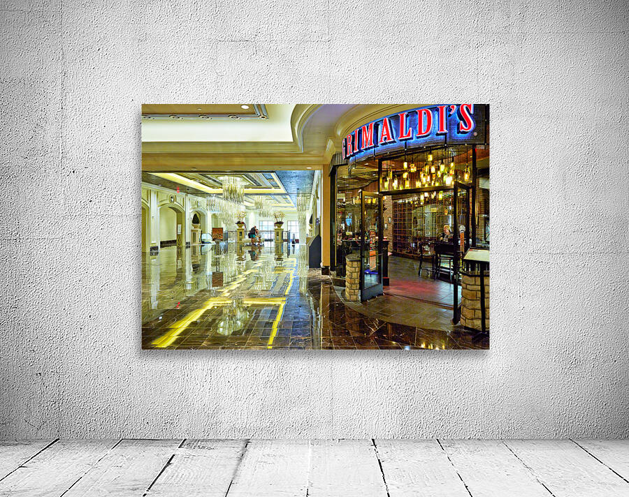 Shopping Mall at Venetian Hotel. Las Vegas Nevada USA Wall Preview