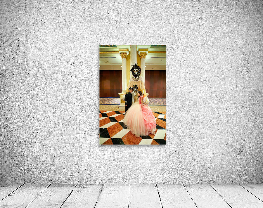 Venetian masks at the lobby of venetian Hotel. Las Vegas Nevada USA Wall Preview