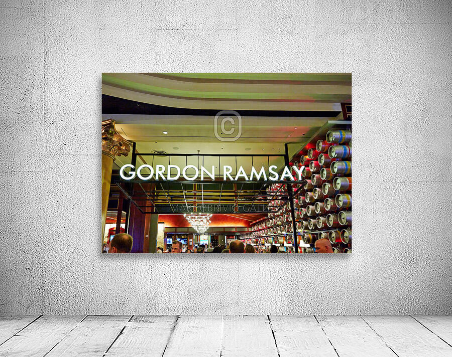Gordon Ramsay Gourmet Restaurant. Las Vegas Nevada USA Wall Preview