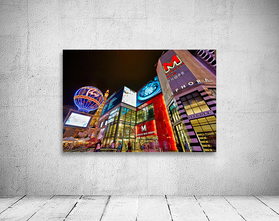 The Strip by night. Las Vegas Nevada USA Wall Preview