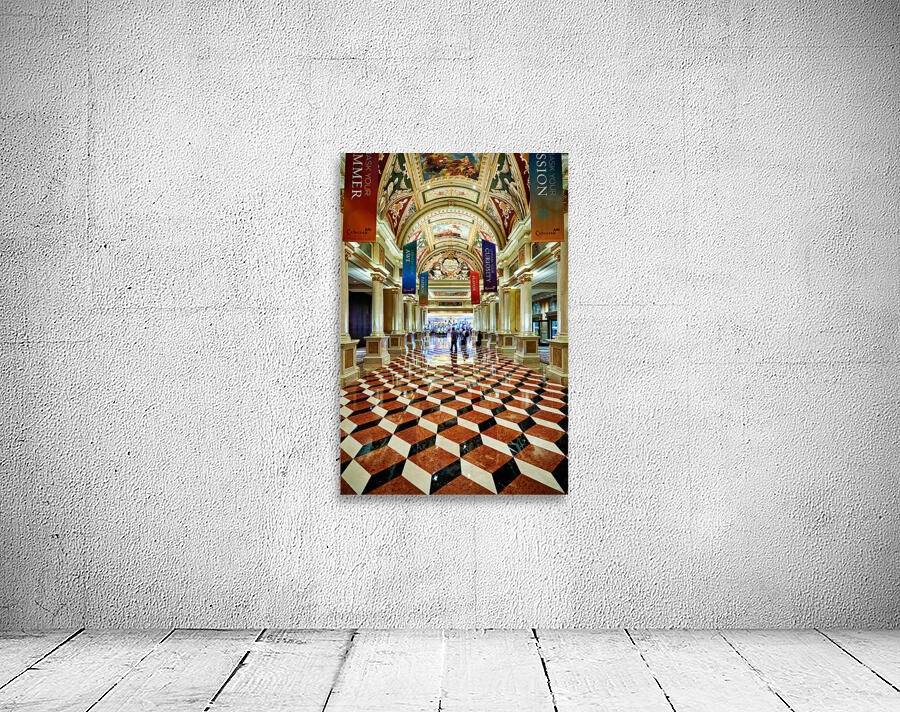 The Lobby of Venetian Hotel. Las Vegas Nevada USA Wall Preview