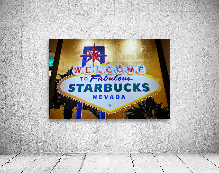 Starbucks Coffee. Caesars Palace Hotel. Las Vegas Nevada USA Wall Preview