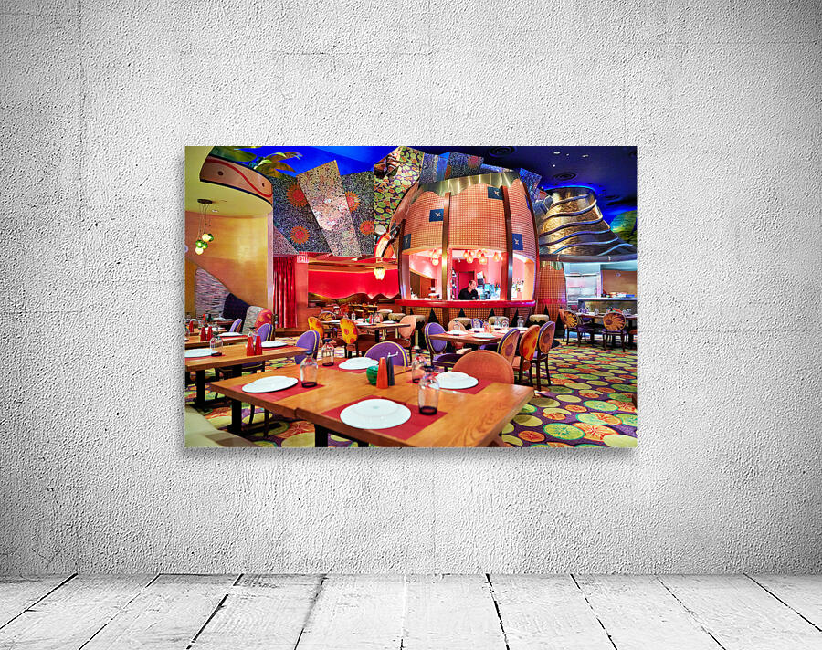 The Shopping Mall and pubs of Caesars Palace Hotel. Las Vegas Nevada USA Wall Preview