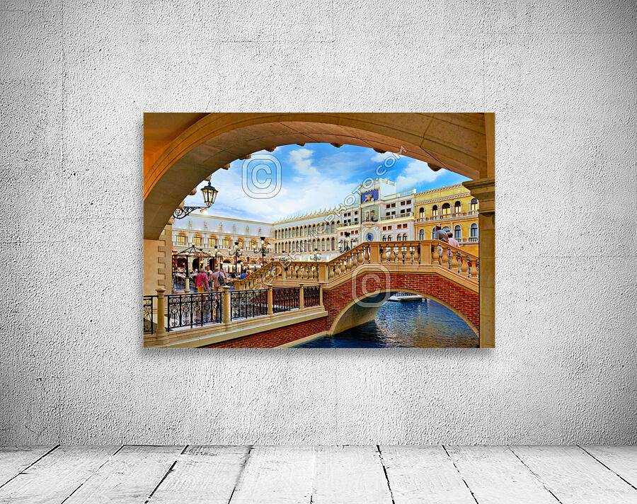 Little Venice at Venetian Hotel and Casino. Las Vegas Nevada USA Wall Preview