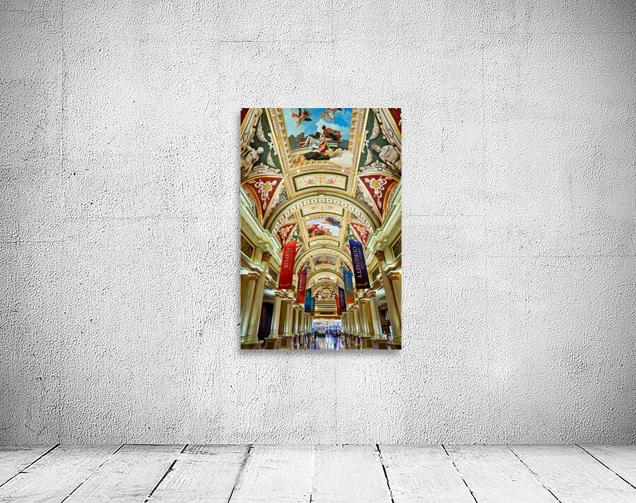 The lobby of Venetian Hotel. Las Vegas Nevada USA Wall Preview