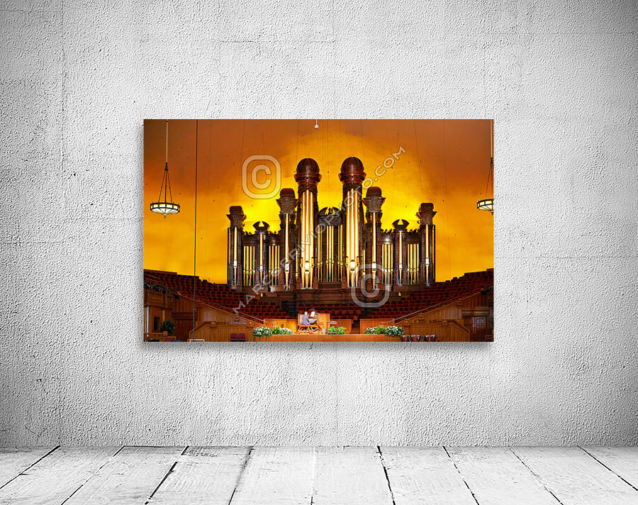 The Tabernacle Pipe Organ. Salt Lake City Utah USA Wall Preview