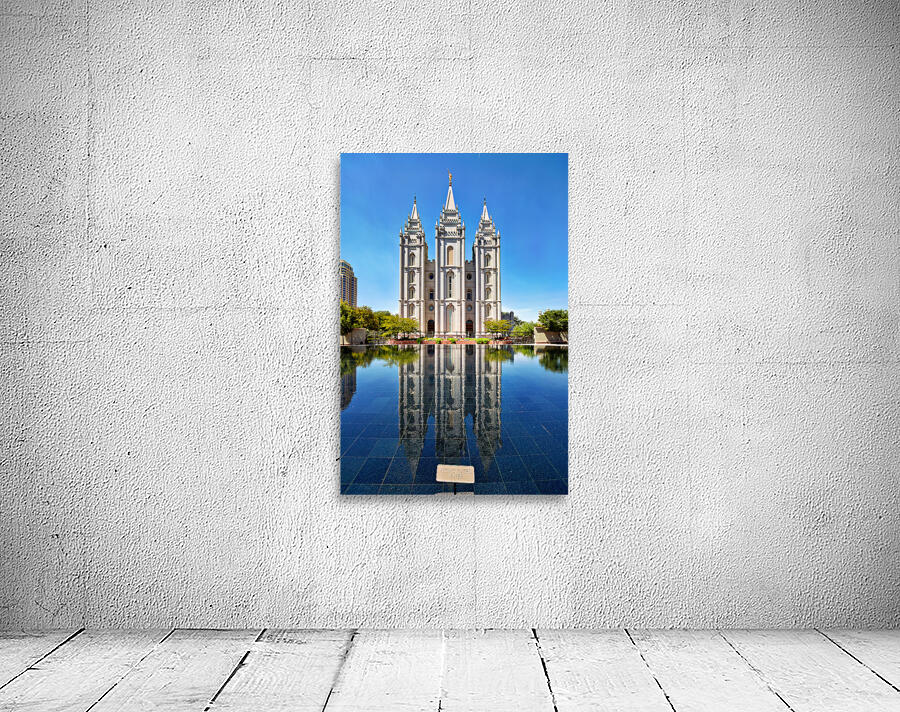 Salt lake Mormon Temple. Salt Lake City Utah USA Wall Preview