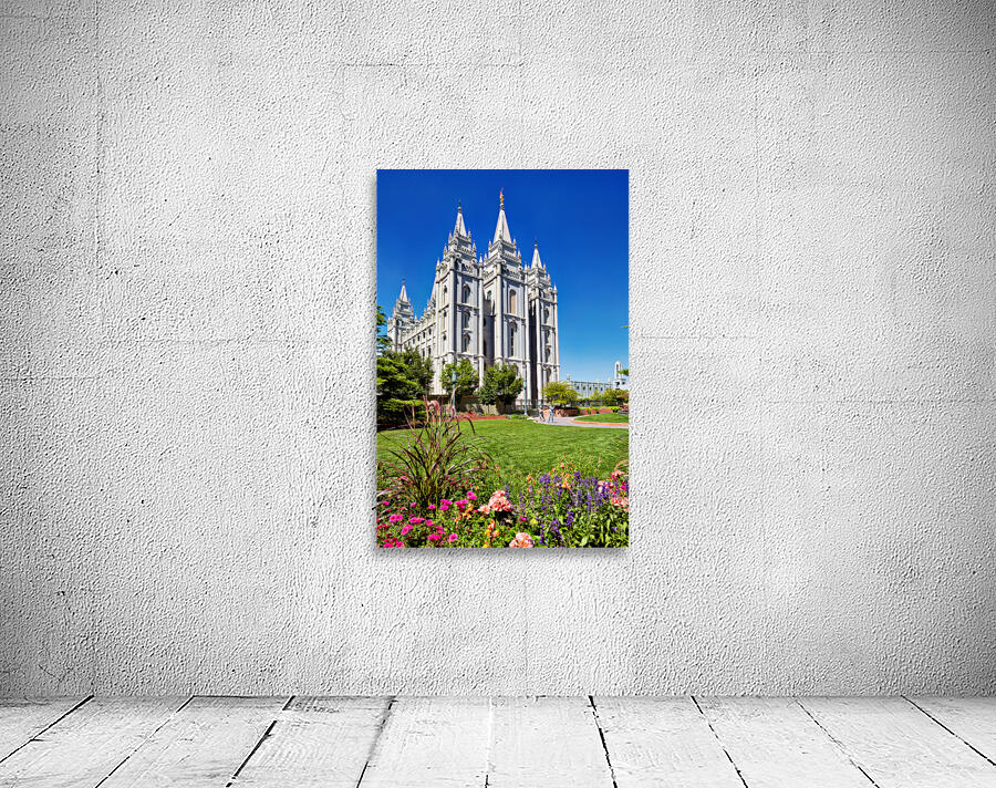 Salt lake Mormon Temple. Salt Lake City Utah USA Wall Preview