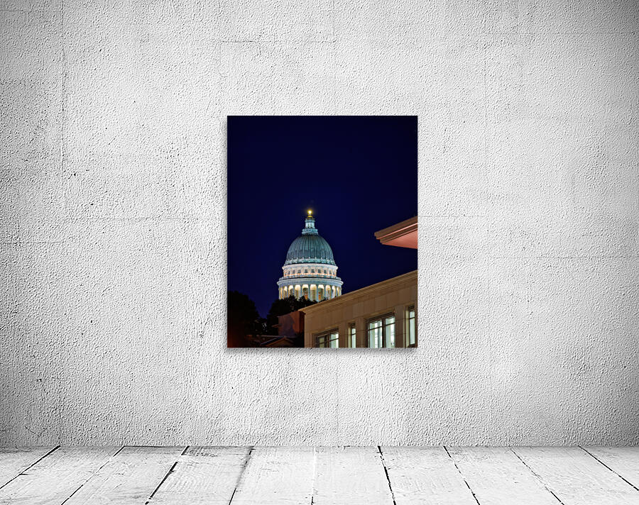The Utah State Capitol house of government for the U.S. state of Utah. Wall Preview