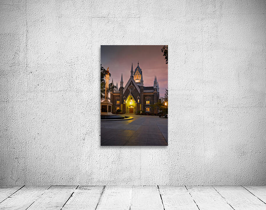 The Assembly Hall. Temple Square. Salt Lake City Utah USA Wall Preview