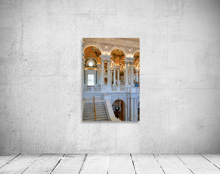 Inside the Library of Congress. Washington D.C. Wall Preview