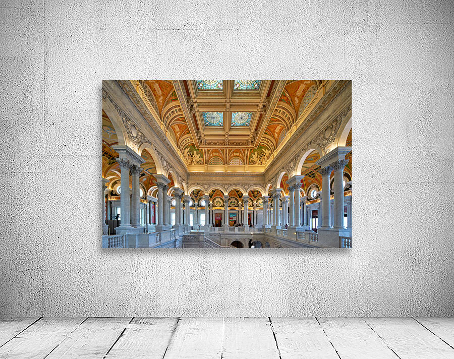 Inside the Library of Congress. Washington D.C. Wall Preview