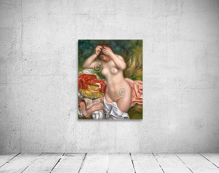 Auguste Renoir - Bather Arranging Her Hair - 1893 Wall Preview