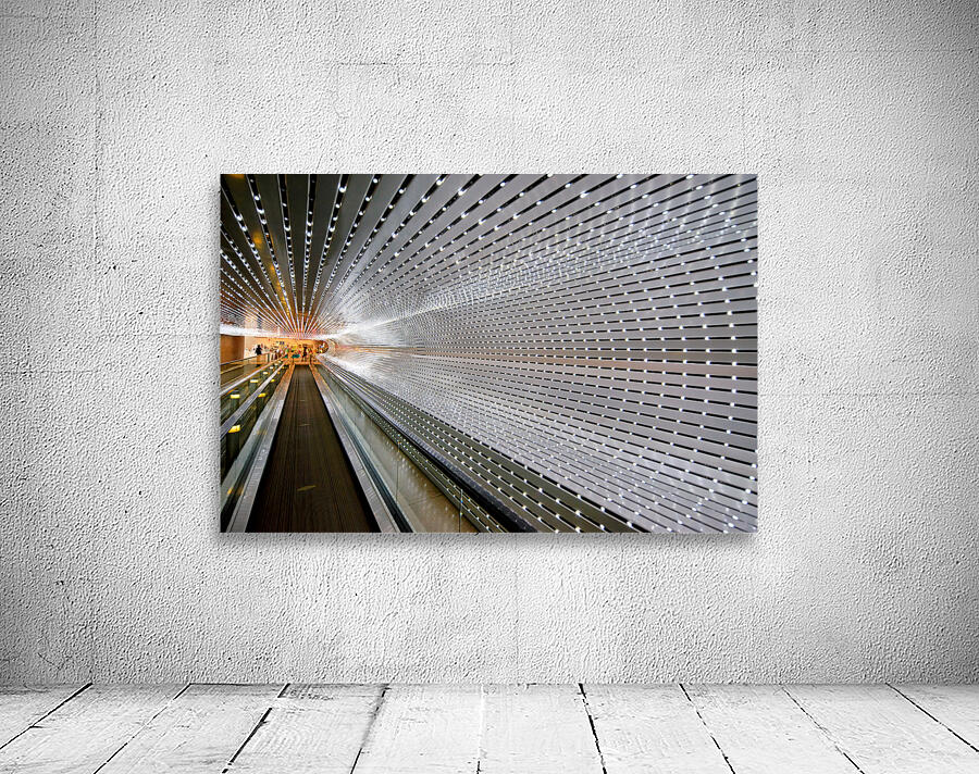 The walkway connecting East and West Buildings of the National Gallery of Art. Washington D.C. Wall Preview