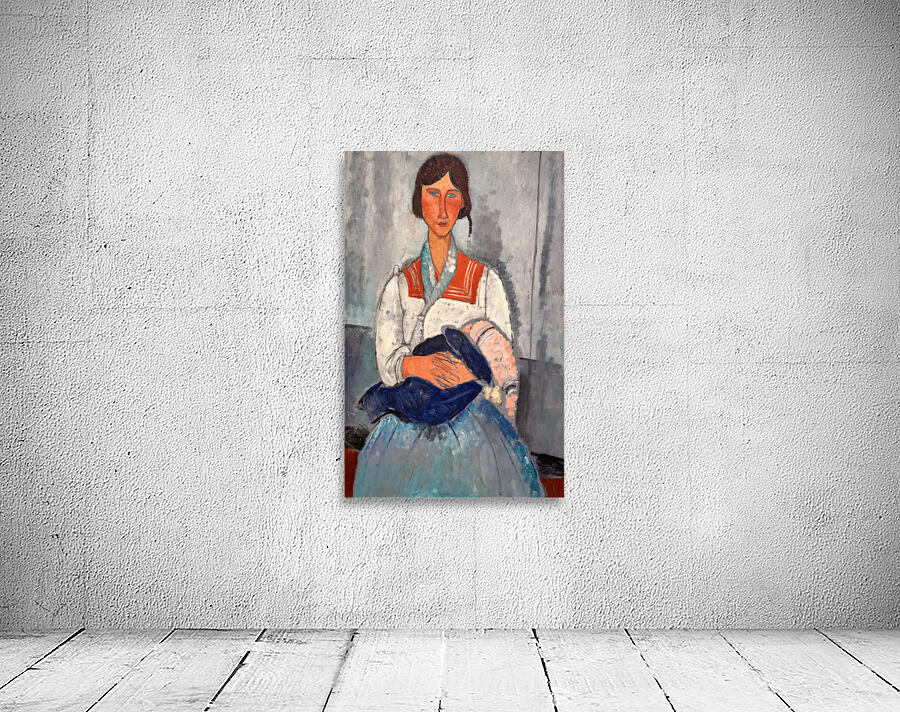 Amedeo Modigliani - Gipsy Woman with Baby - 1919 Wall Preview
