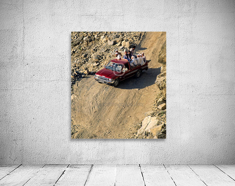 Pakistan. On the gravel road to Shandur Pass Wall Preview