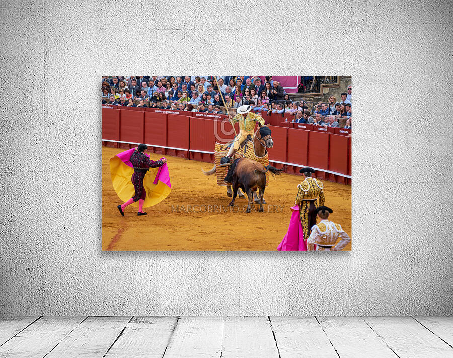 ANDALUSIA SPAIN. Bullfight in Seville Arena Wall Preview