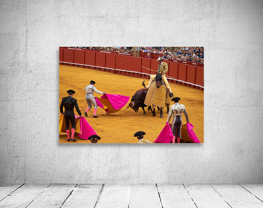 ANDALUSIA SPAIN. Bullfight in Seville Arena Wall Preview