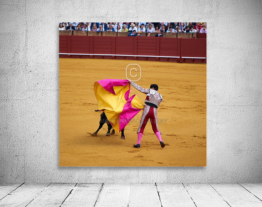 ANDALUSIA SPAIN. Bullfight in Seville Arena Wall Preview