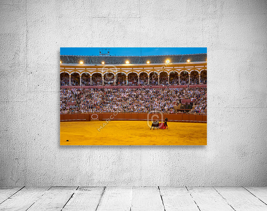 ANDALUSIA SPAIN. Bullfight in Seville Arena Wall Preview