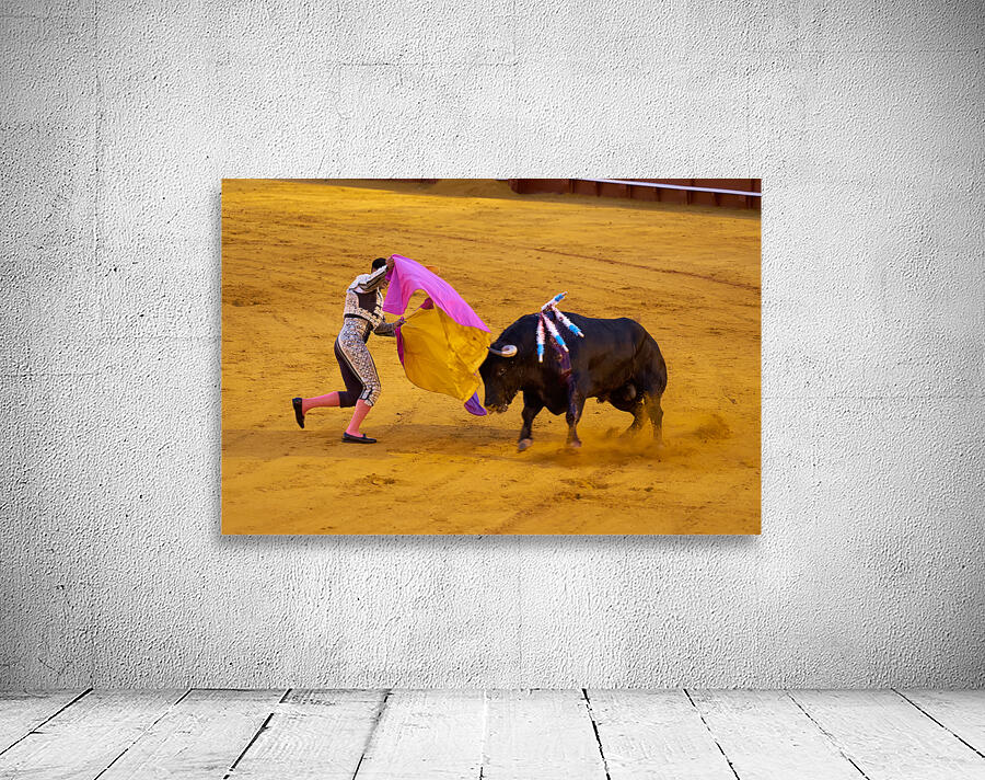 ANDALUSIA SPAIN. Bullfight in Seville Arena Wall Preview