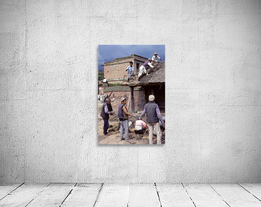 Nepal. Kathmandu. Wall Preview