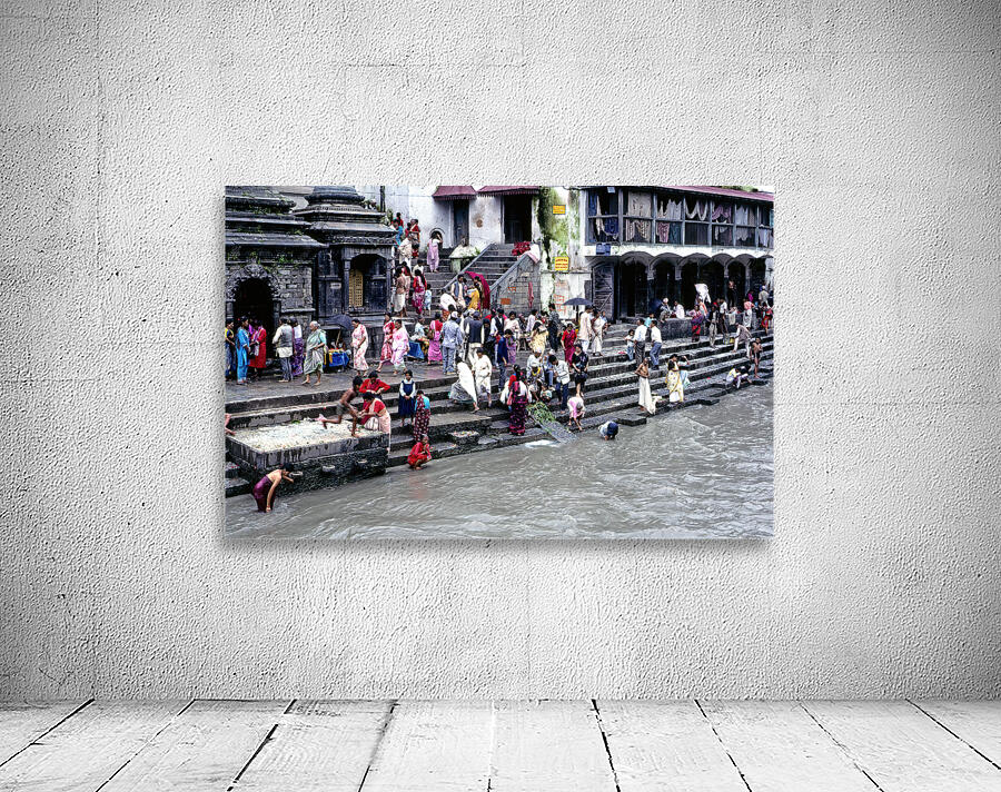 Nepal. Kathmandu. Pashupatinath Wall Preview