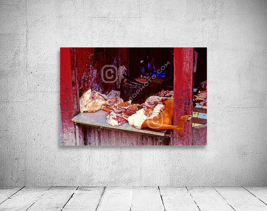 Nepal. Kathmandu. Butrcher Wall Preview