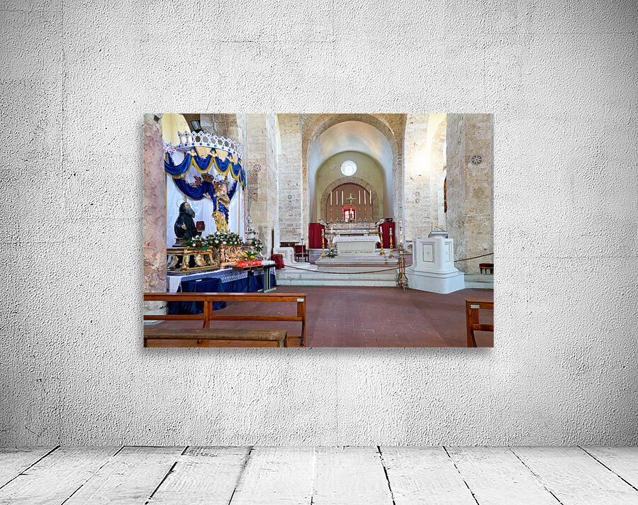 Gerace Calabria Italy. The interior of the Norman Cathedral Wall Preview