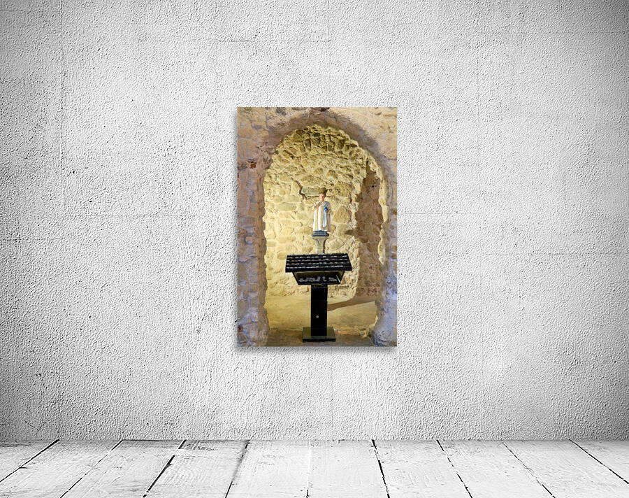 Tropea Calabria Italy. Santa Maria dellIsola Monastery Wall Preview