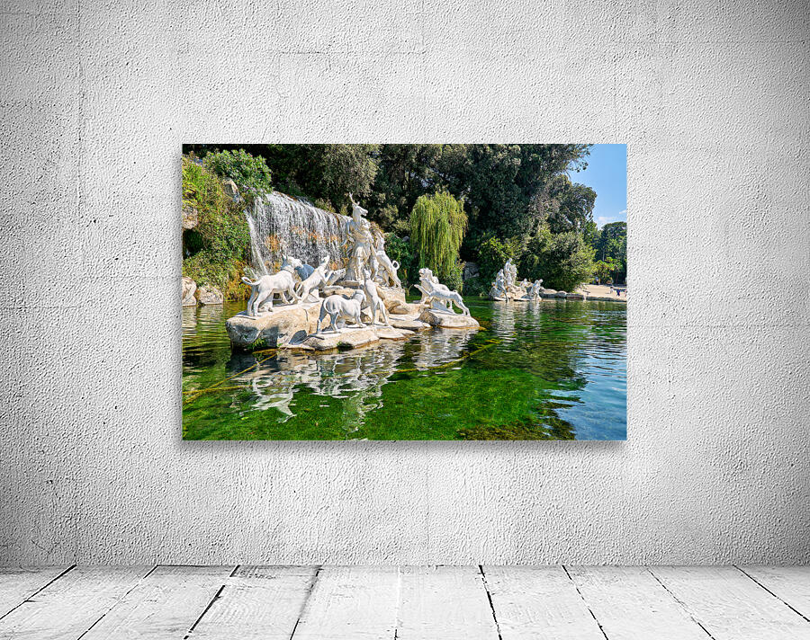 Caserta Campania Italy. The Royal Palace. The fountain of Diana and Actaeon Wall Preview