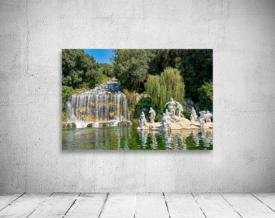 Caserta Campania Italy. The Royal Palace. The fountain of Diana and Actaeon Wall Preview
