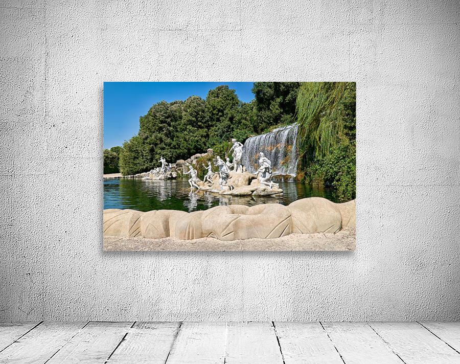 Caserta Campania Italy. The Royal Palace. The fountain of Diana and Actaeon Wall Preview