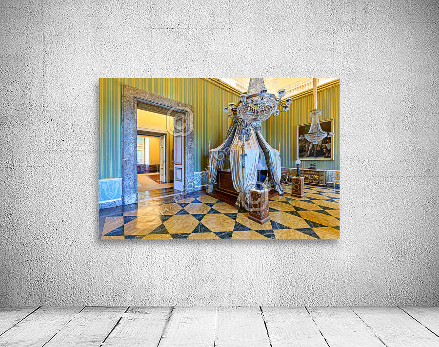 Caserta Campania Italy. The Royal Palace. The apartrment of King Joachim Murat Wall Preview