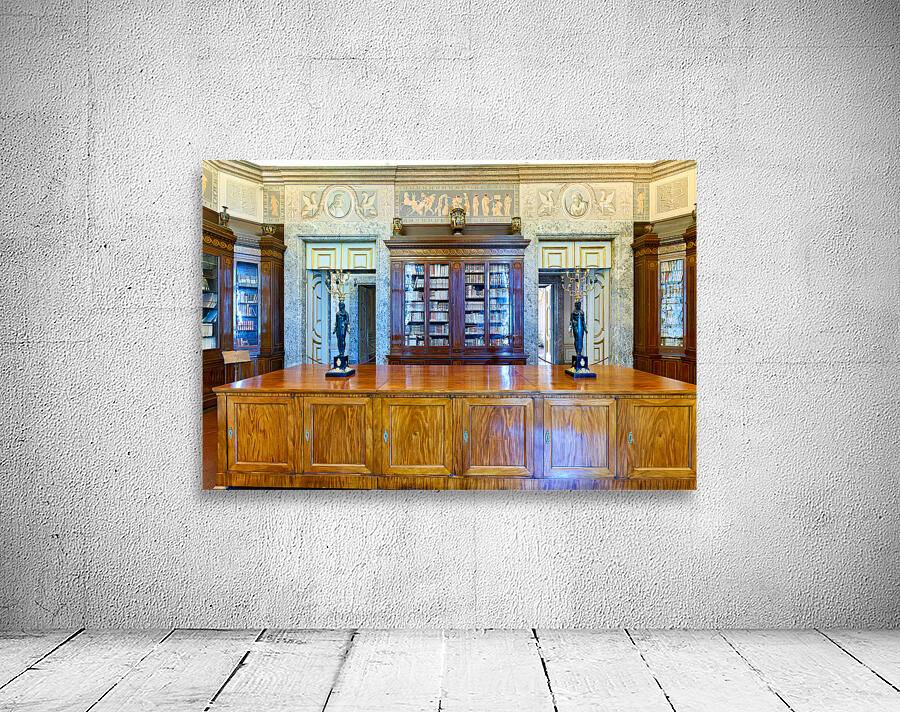 Caserta Campania Italy. The Royal Palace. The Palatine Library Wall Preview