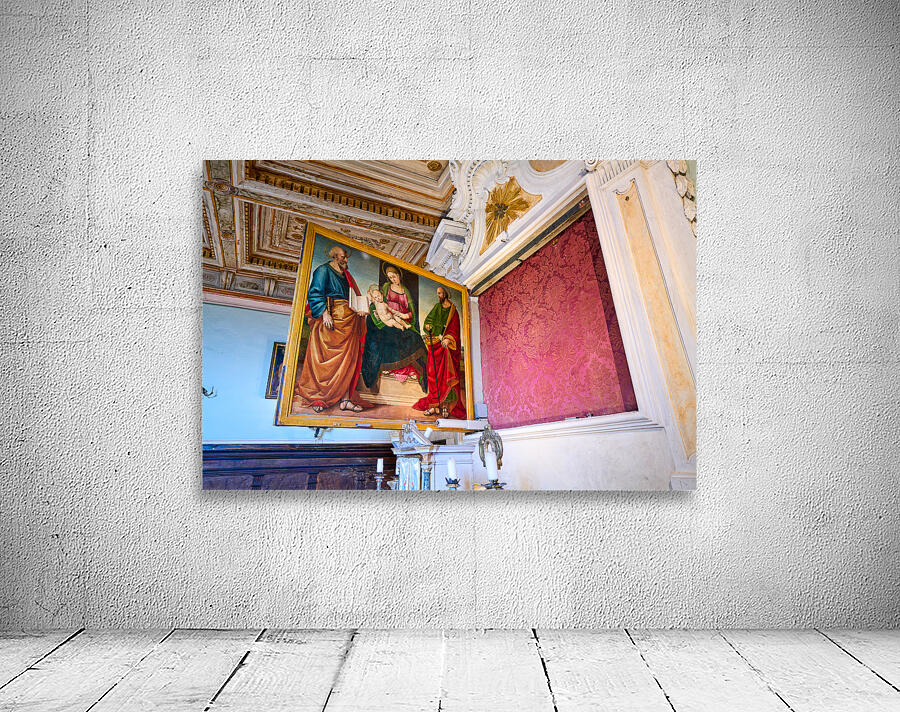 Cortona Arezzo Tuscany Italy. Paintings by Luca Signorelli in San Niccolò church Wall Preview