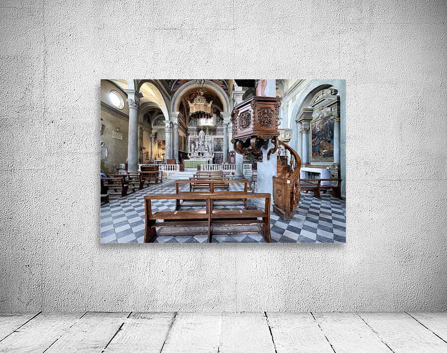 Cortona Arezzo Tuscany Italy. Cattedrale di Santa Maria Assunta Cathedral Wall Preview