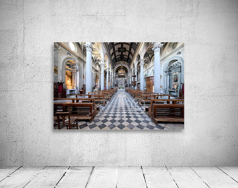 Cortona Arezzo Tuscany Italy. Cattedrale di Santa Maria Assunta Cathedral Wall Preview