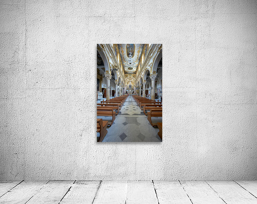 Matera Basilicata Italy. Basilica Pontificia Cattedrale di Maria Santissima della Bruna e SantEustachio Wall Preview