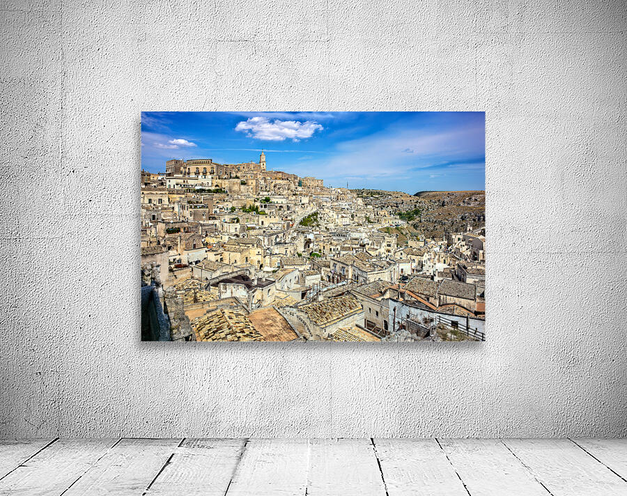 Matera Basilicata Italy. Cityscape. I sassi di Matera Wall Preview