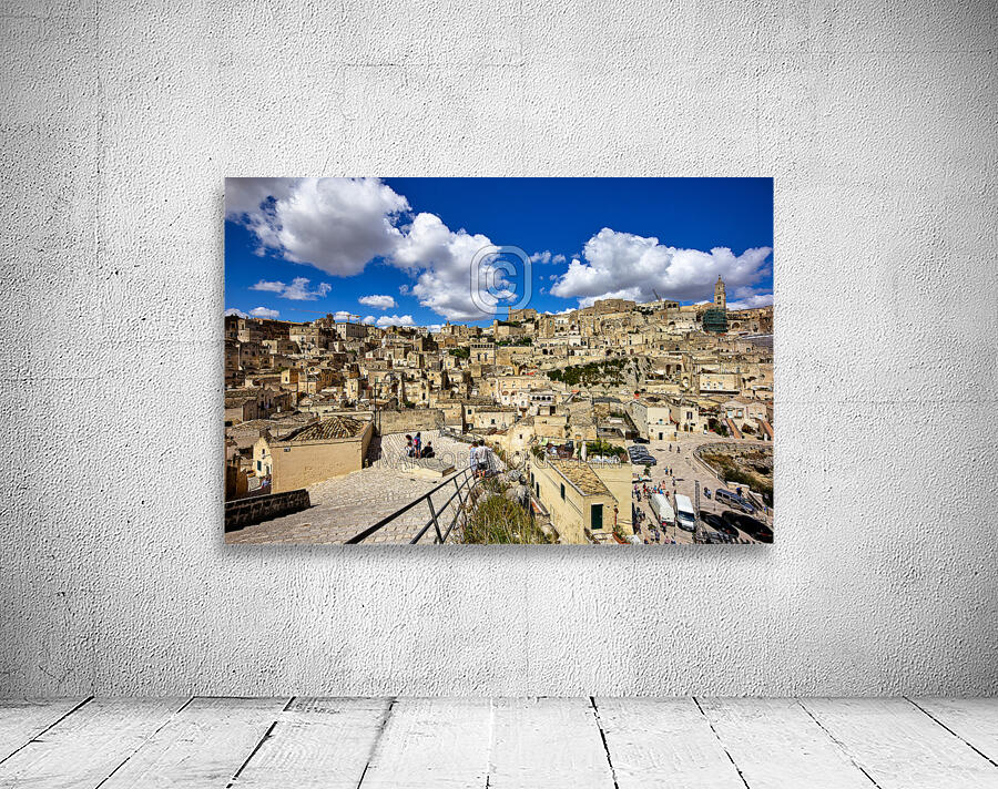 Matera Basilicata Italy. Cityscape. I sassi di Matera Wall Preview