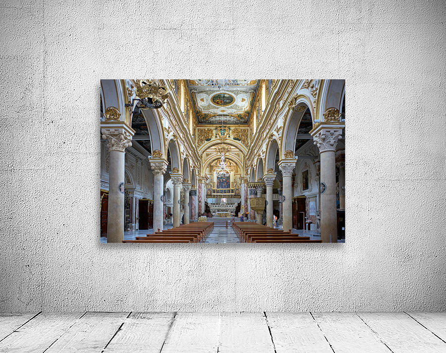 Matera Basilicata Italy. Basilica Pontificia Cattedrale di Maria Santissima della Bruna e SantEustachio Wall Preview