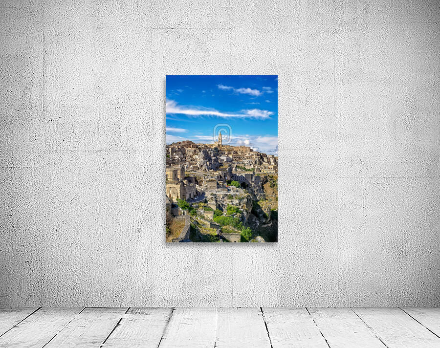 Matera Basilicata Italy. Cityscape. I sassi di Matera Wall Preview