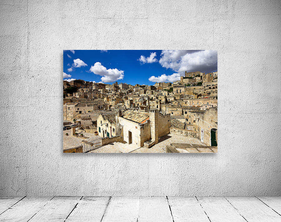 Matera Basilicata Italy. Cityscape. I sassi di Matera Wall Preview