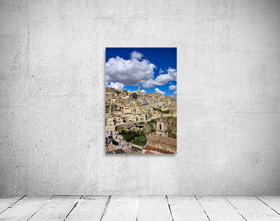 Matera Basilicata Italy. Cityscape. I sassi di Matera Wall Preview