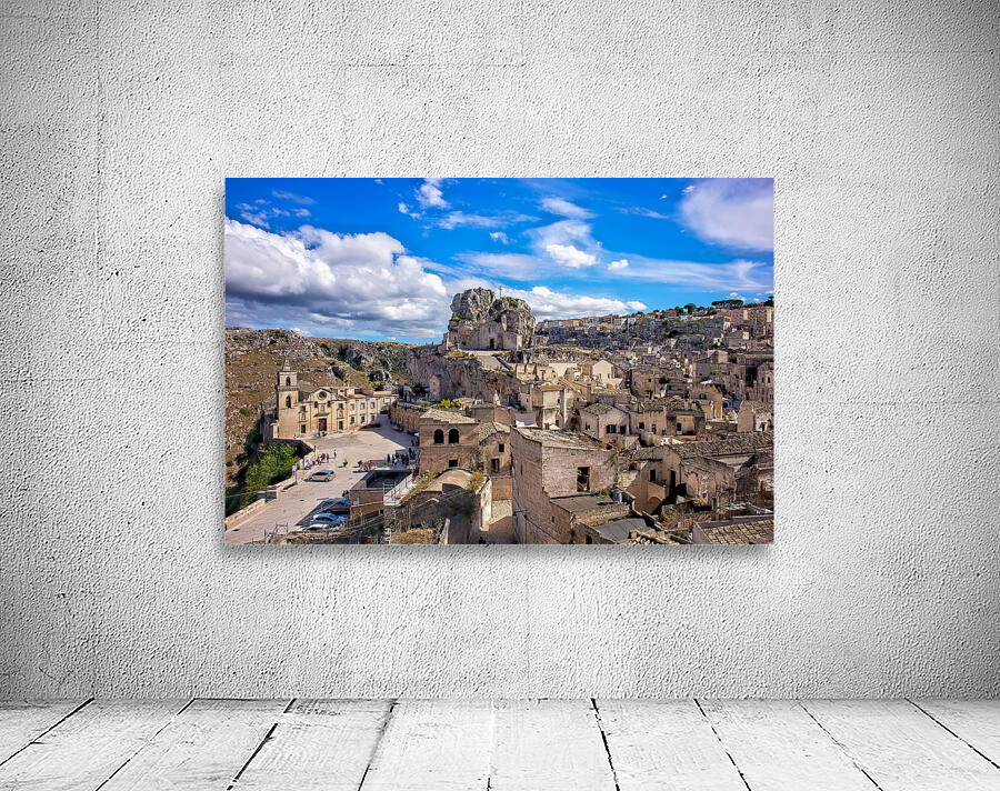 Matera Basilicata Italy. Saint Peter Caveoso Church Wall Preview