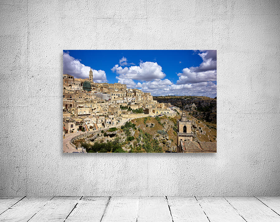 Matera Basilicata Italy. Cityscape. I sassi di Matera Wall Preview