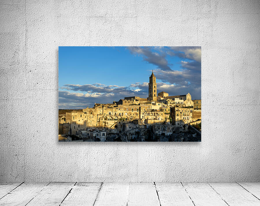 Matera Basilicata Italy. Cityscape. I sassi di Matera Wall Preview