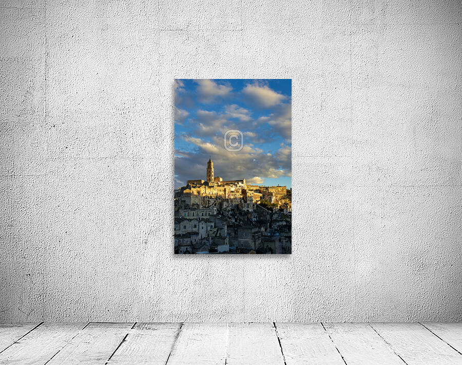 Matera Basilicata Italy. Cityscape. I sassi di Matera Wall Preview