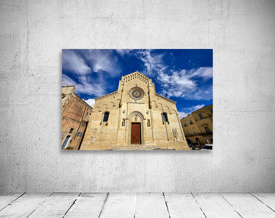 Matera Basilicata Italy. Basilica Pontificia Cattedrale di Maria Santissima della Bruna e SantEustachio Wall Preview